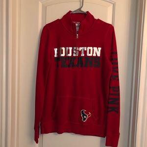 VS Pink Houston Texans 1/4 Zip